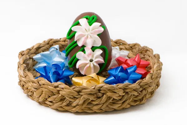 Αυγό Πάσχας σοκολάτας — Φωτογραφία Αρχείου