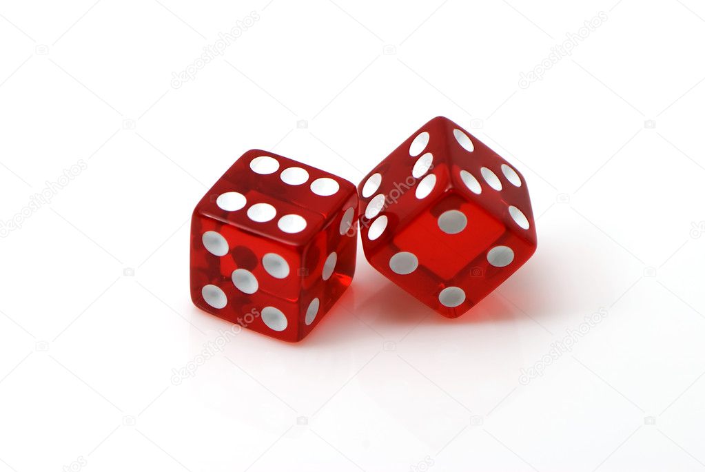 Craps on a white background