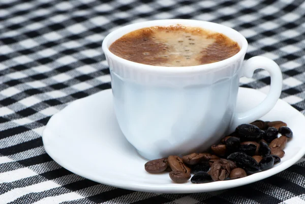 Чашка кофе крупным планом — стоковое фото
