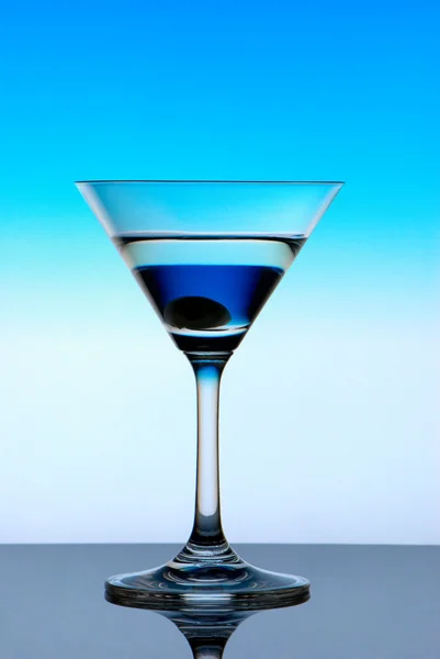 Martini de néon — Fotografia de Stock