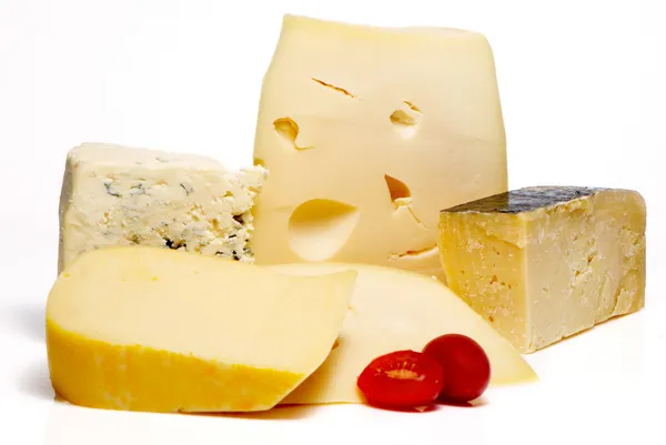 Різні сорти сирів — стокове фото