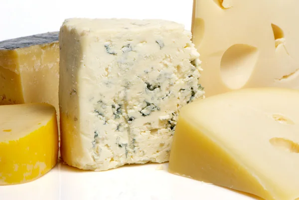 Сыр, разные сорта Стоковое Фото