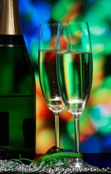 Glazen met champagne — Stockfoto