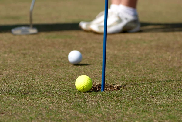 Golf concentratie — Stockfoto