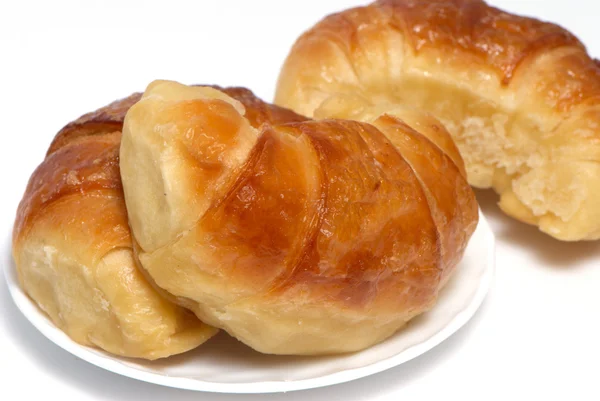 Croissant on a light background — Stock Photo, Image