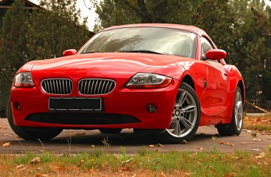 BMW Z4 concept sports car clipart