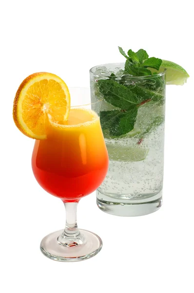 Koel drankje mahito en cocktail — Stockfoto