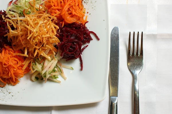 신선한 야채 샐러드 — 스톡 사진