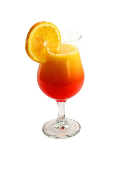 Cocktail with lemon and lime — Stock Photo, Image