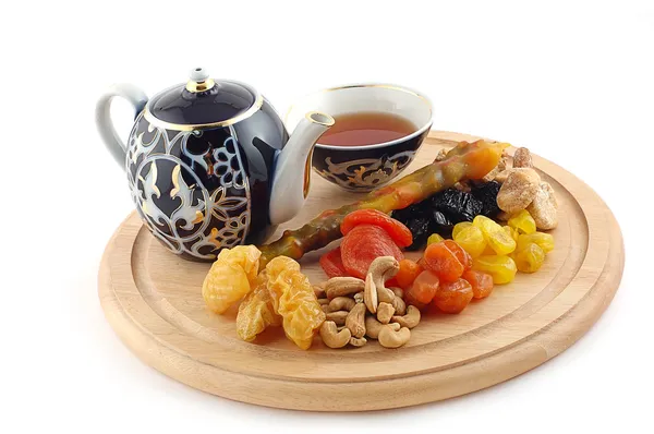 Tea with East sweets — Stock Photo, Image
