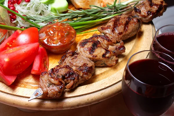 Shish kebab — Stock Photo, Image