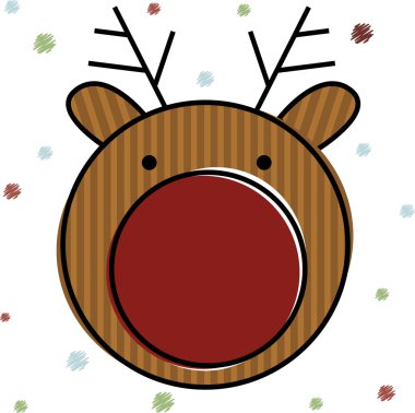 Christmas Reindeer . clipart