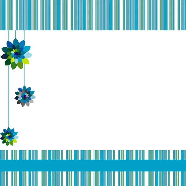 Különböző színű virágot háttér — Stock Vector