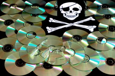 Software piracy clipart