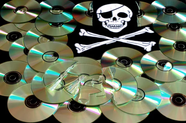 Pirataria de software — Fotografia de Stock