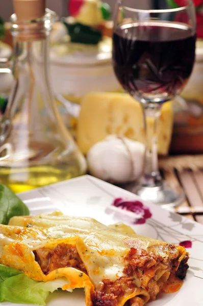 stock image Cannelloni