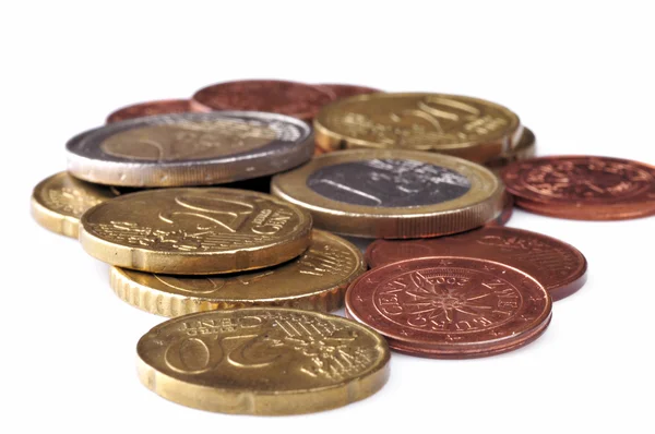 stock image Euro coins