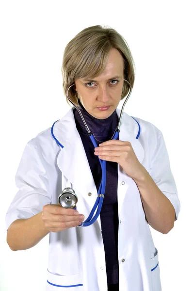 Портрет женщины-врача — стоковое фото