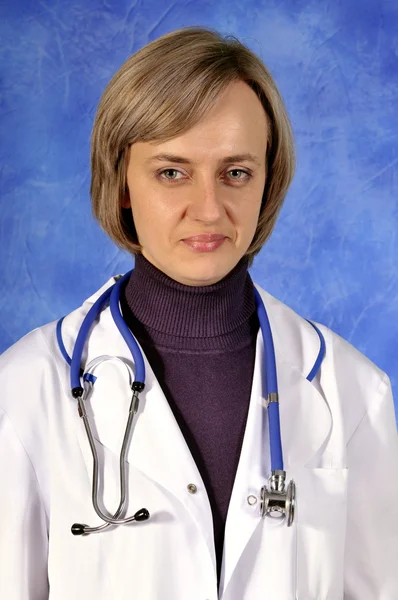 Γυναίκα γιατρός πορτρέτο — Φωτογραφία Αρχείου
