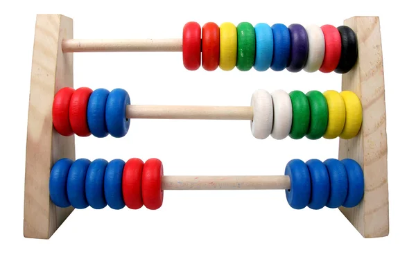 Brinquedo isolado abacus — Fotografia de Stock