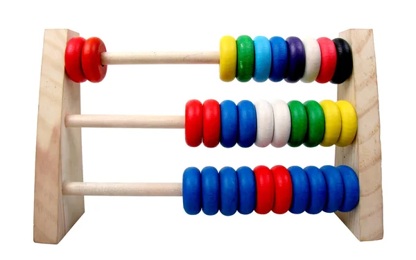 Isolated toy abacus — Stock Photo, Image