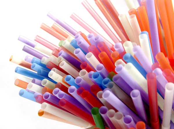 Multicolored straws — Stock Photo, Image