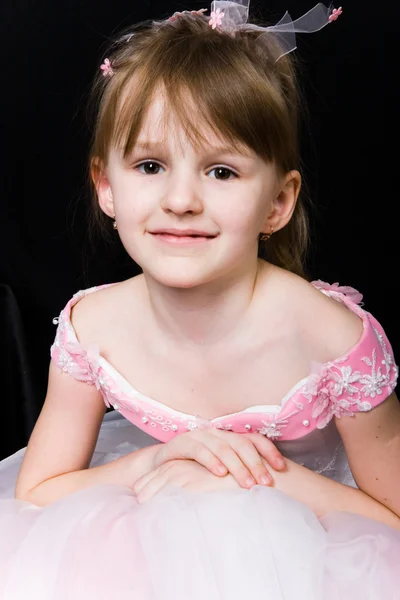 Smiley little girl — Stock Photo, Image