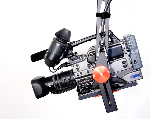 クレーンをカメラの dv ビデオカメラ — ストック写真
