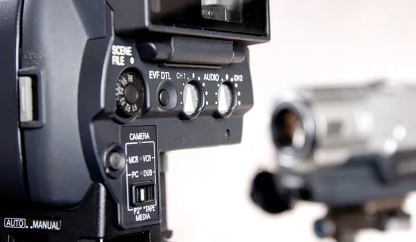 HD-camcorder naar deel — Stockfoto