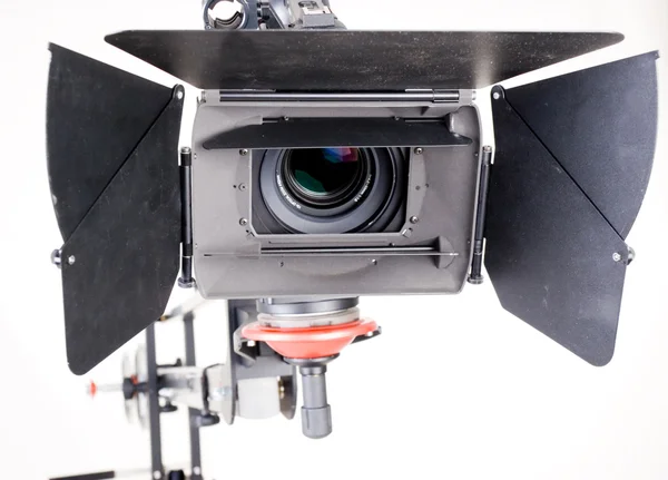 Hd camcorder on crane — Stock Photo, Image
