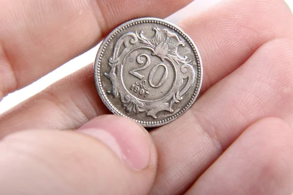 오래 된 헝가리어 동전 — 스톡 사진