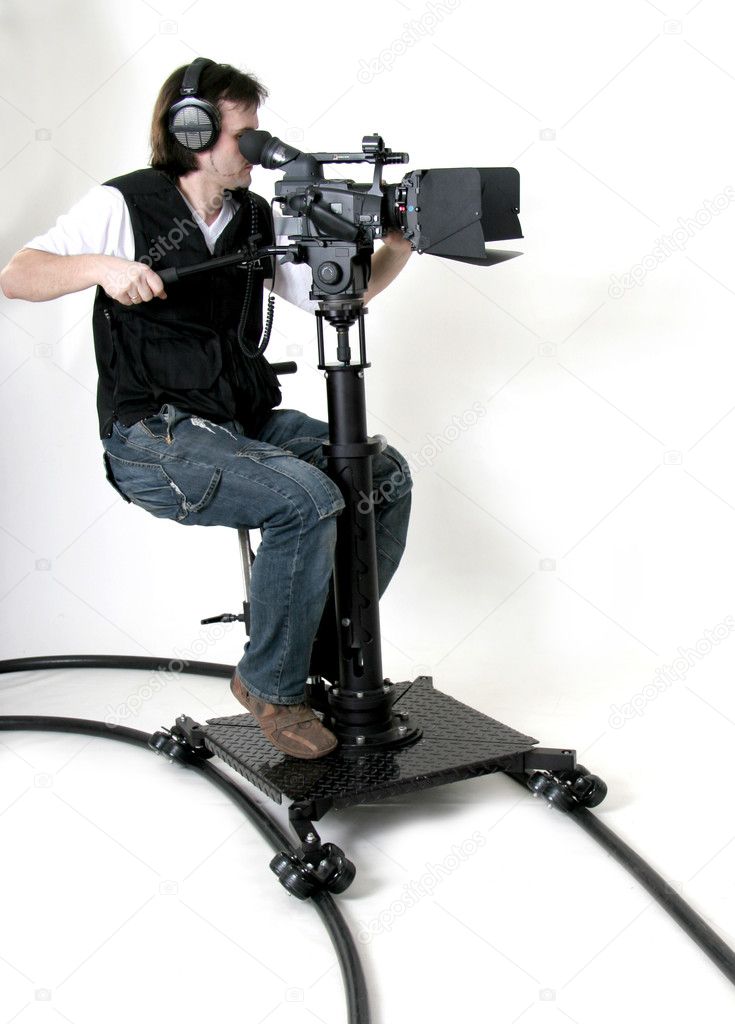 Hd-camcorder on the dolly