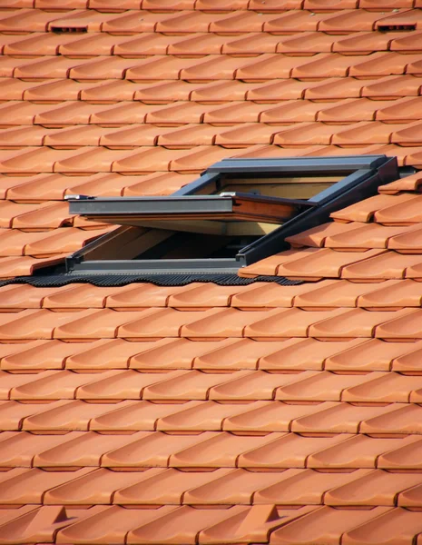 屋根のウィンドウ — ストック写真