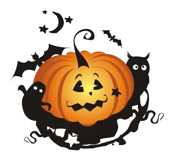Halloween-Hintergrund lizenzfreie Stockvektoren