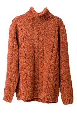 Orange sweater clipart