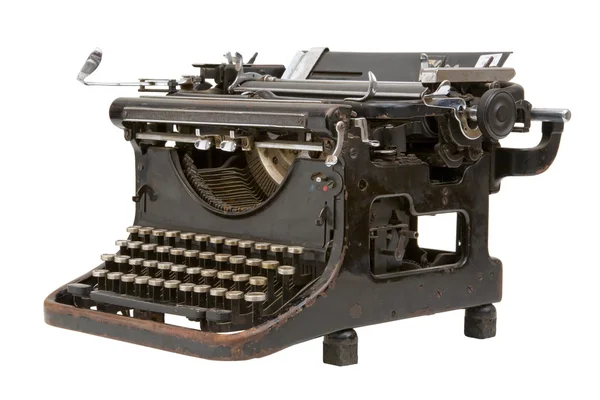 旧的老式、 老式打字机 — 图库照片
