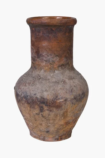 Старовинний залізний іржавий глечик — стокове фото