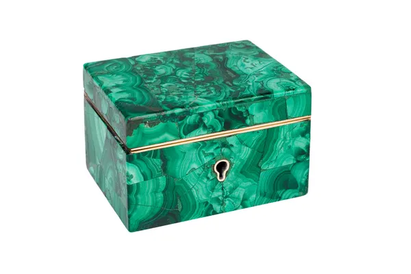 Malachite box — Stock Photo, Image