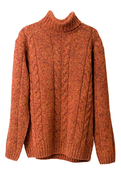 Pomarańczowy sweter — Zdjęcie stockowe