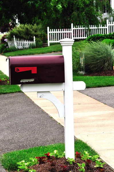 stock image Red Mail Box