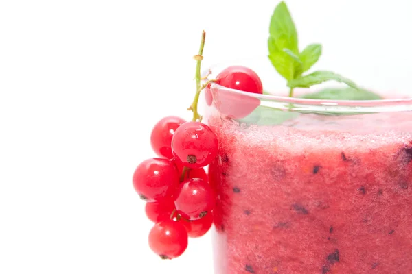 Red and black currants smoothie — Stock Photo, Image