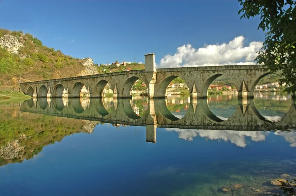 stock image The bridge on the Drina