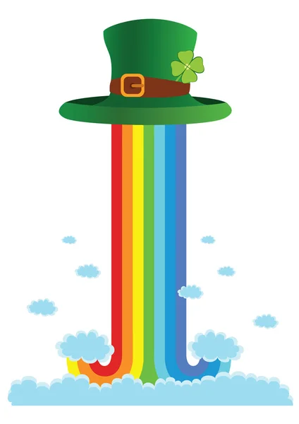 Chapéu no arco-íris —  Vetores de Stock