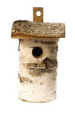 Isolated birdhouse nestles clipart