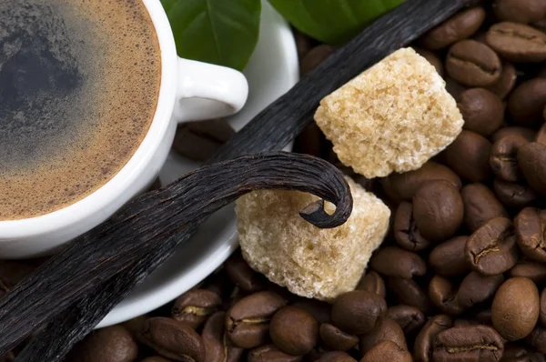 Caffè aromatizzato alla vaniglia — Foto Stock