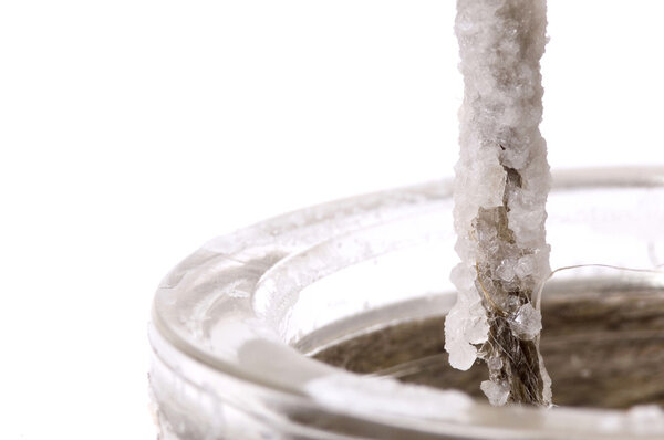 Salt. mineral. crystal