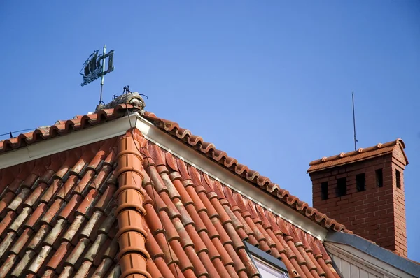 stock image Red tiled roof