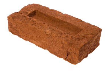 Brick on a white background clipart