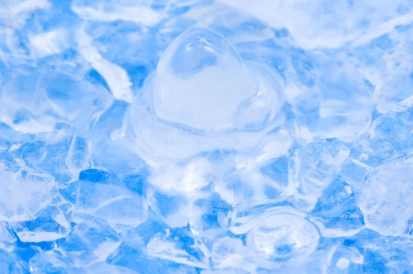 Sal, gelo e água azul — Fotografia de Stock