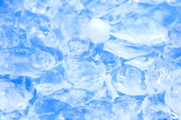 Sůl, led a modrá voda — Stock fotografie